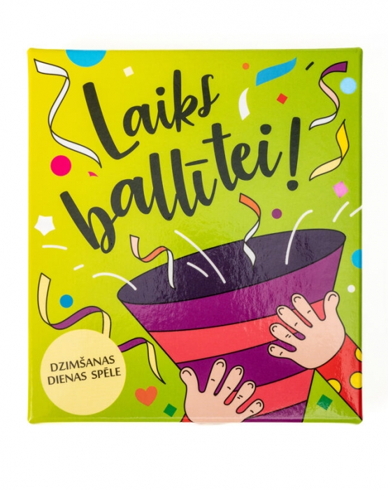 Dzimšanas dienas spēle &quot;Laiks ballītei&quot;
